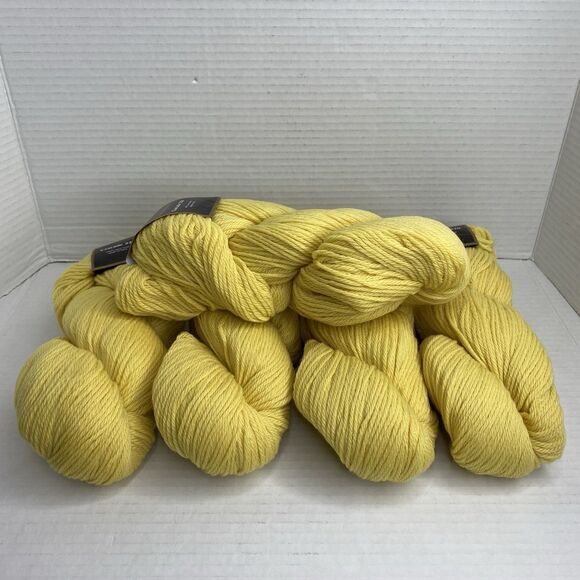 Cascade 220 Pure Wool Yarn Lot of 5 Hanks Yellow - Picture 1 of 4